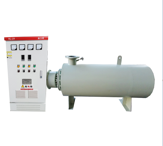 Pipeline type nitrogen heater